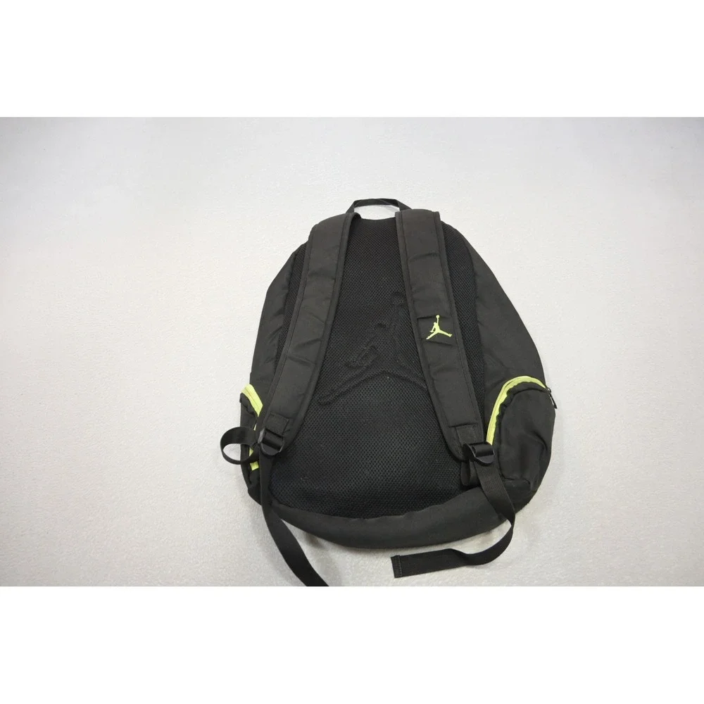 Jordan‎ Backpack Mens OS Black Neon Yellow Jumpman Athletic Bag Good